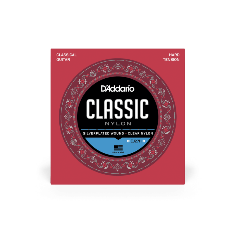 Набор струн D'ADDARIO EJ27H STUDENT CLASSICS HARD TENSION